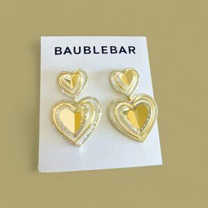 Baublebar Gold Heart Earrings (NEW)